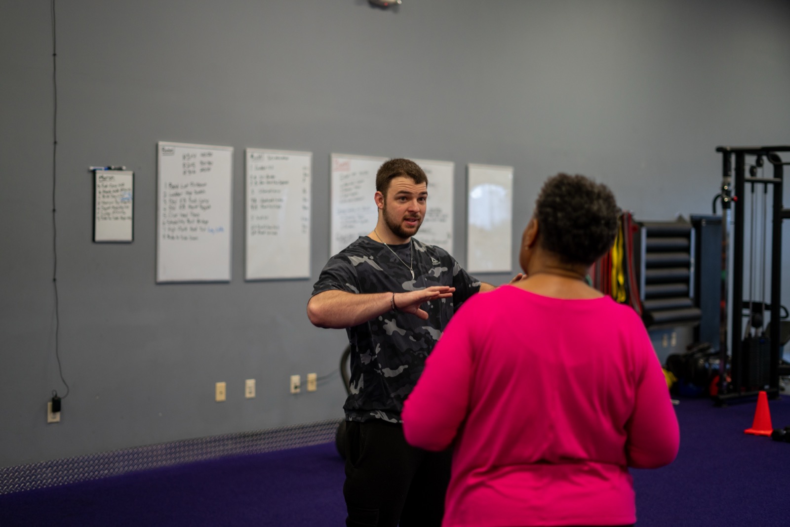 Personal training session