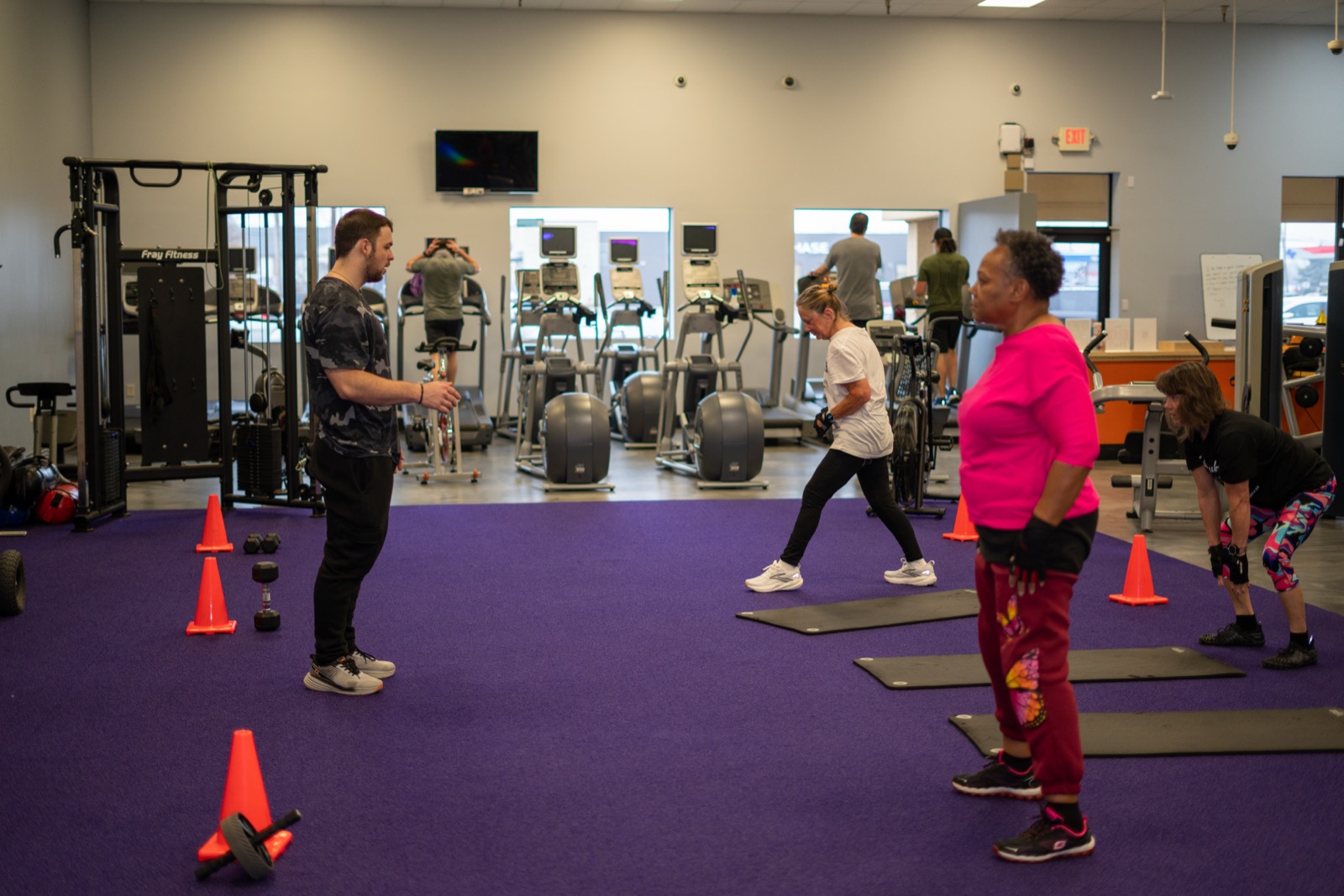 Group training session at TNT Fitness