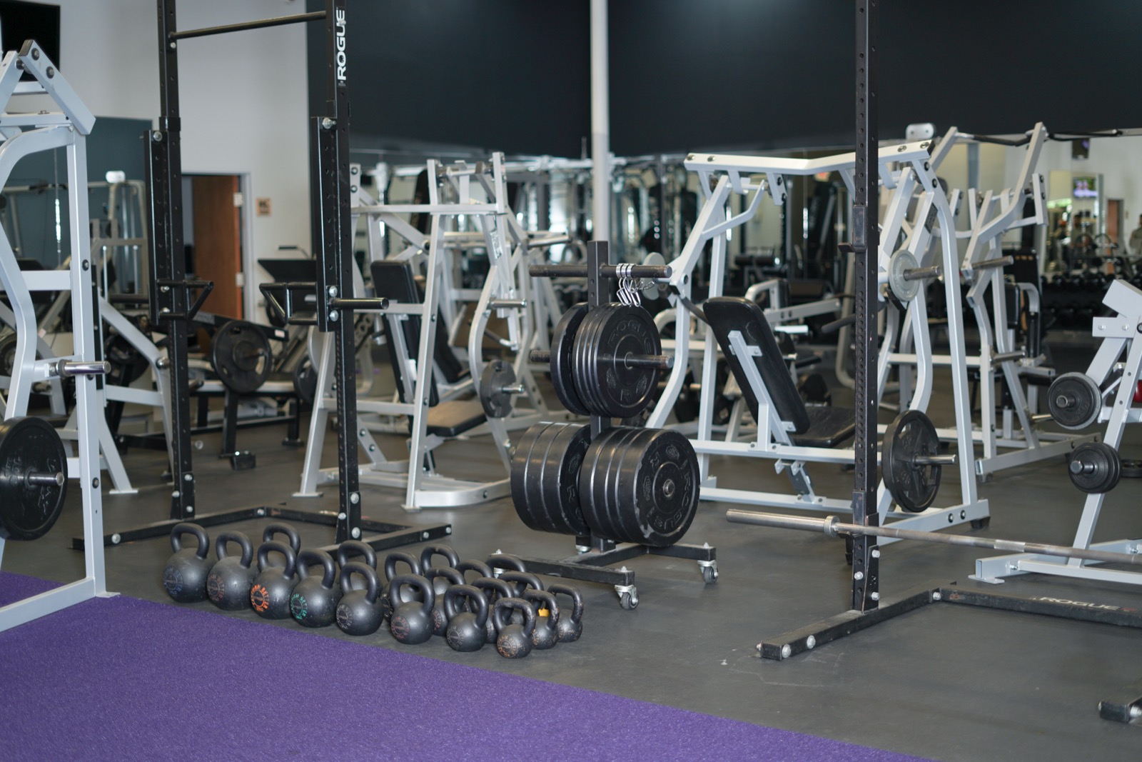 Kettlebells and plates